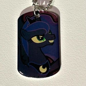 My Little Pony Princess Luna Series 1 Dog Tag + Chain (B9)